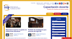 Desktop Screenshot of institutoisip.com.ar